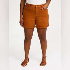 Torrid Women’s Plus Size NWT’s Burnt Orange 5'' Perfect High-Rise Short Size 22